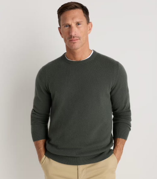 Mongolian Cashmere Crewneck Sweater
