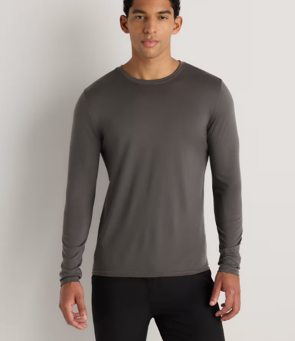 100% Merino Wool All-Season Long Sleeve Base Layer Tee