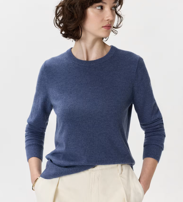 Mongolian Cashmere Crewneck Sweater