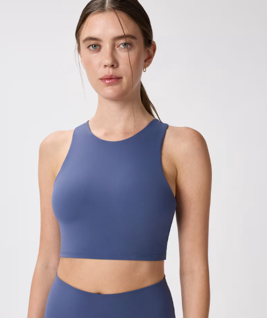 Ultra-Form High-Neck Cropped Tank