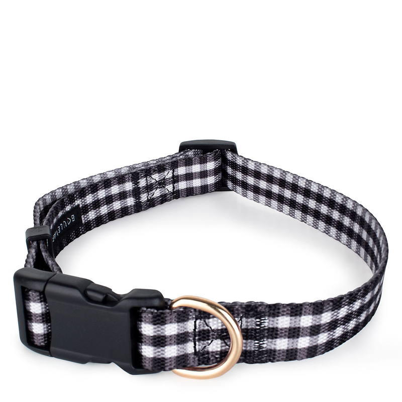 Gingham Dog Collar