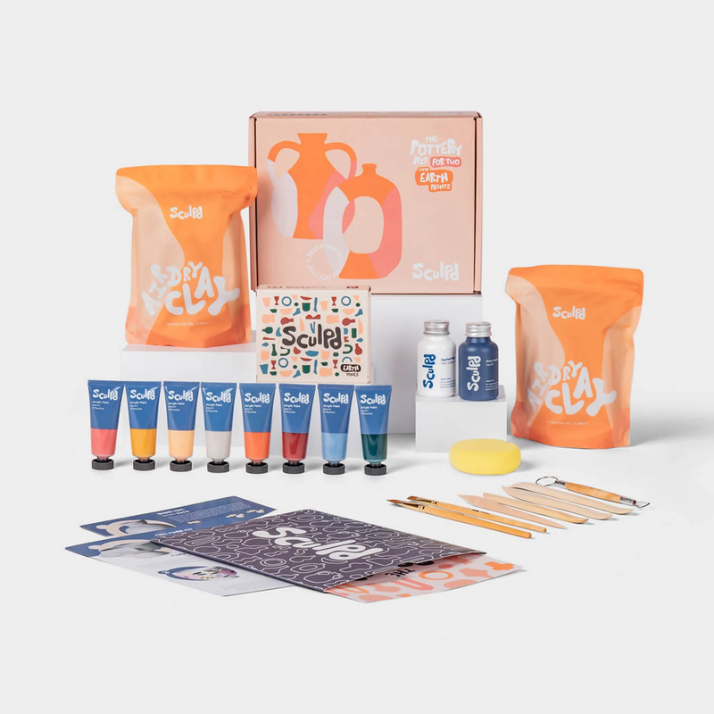 Sculpd Pottery Kit with Paint