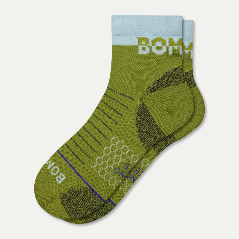 Men's Merino Wool Blend Hiking Quarter Socks