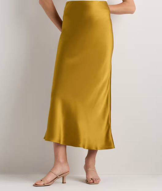 100% Washable Silk Maxi Skirt