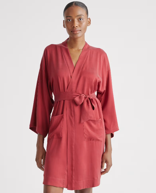 100% Washable Silk Robe