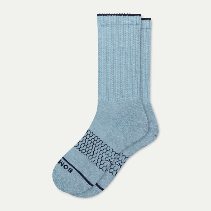 Men's Merino Wool Blend Calf Socks