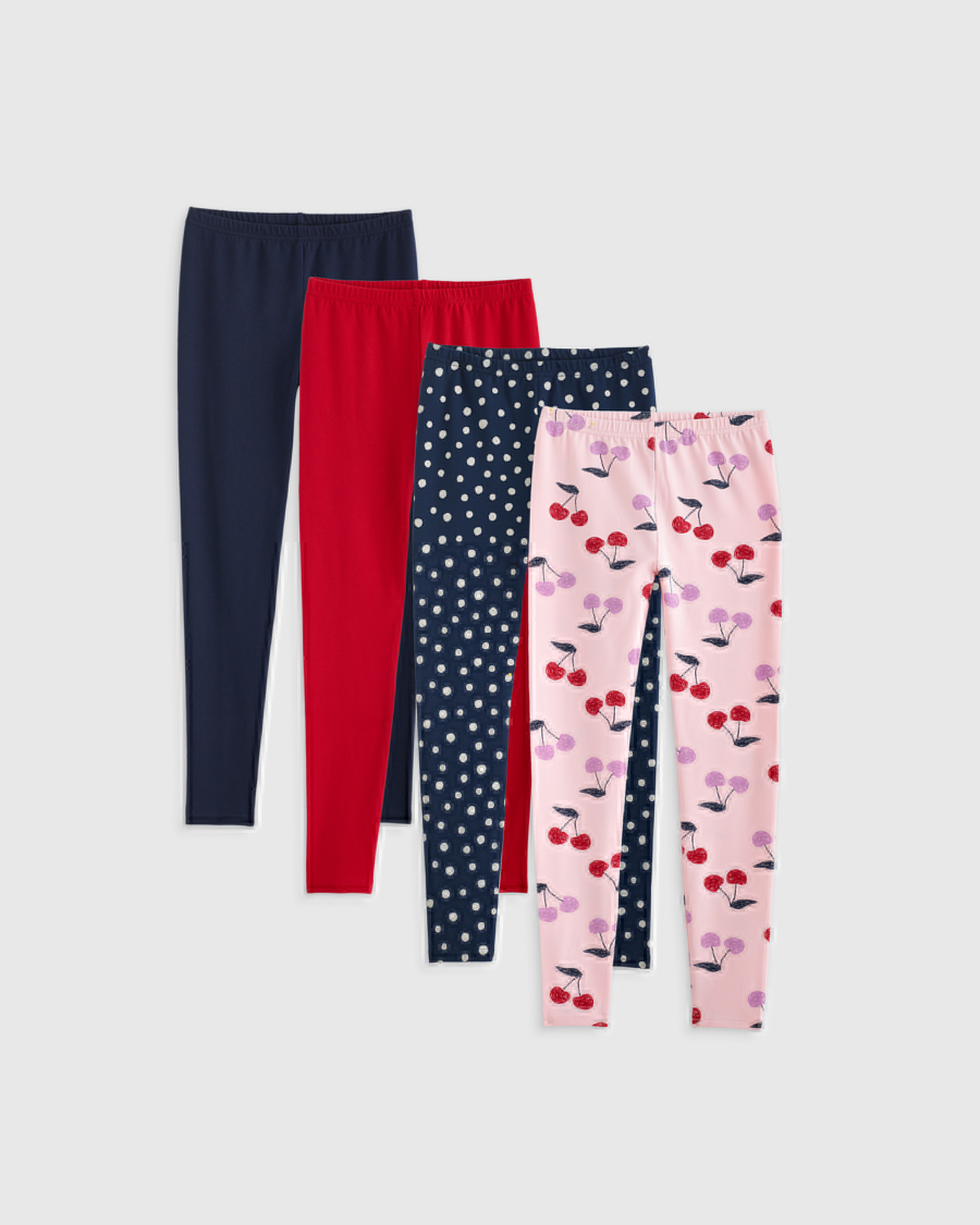 Cherries & Navy Dot