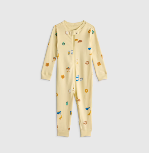 100% Organic Cotton One Piece Baby Pajama
