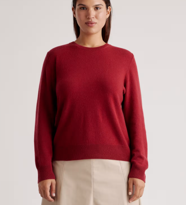 Mongolian Cashmere Crewneck Sweater