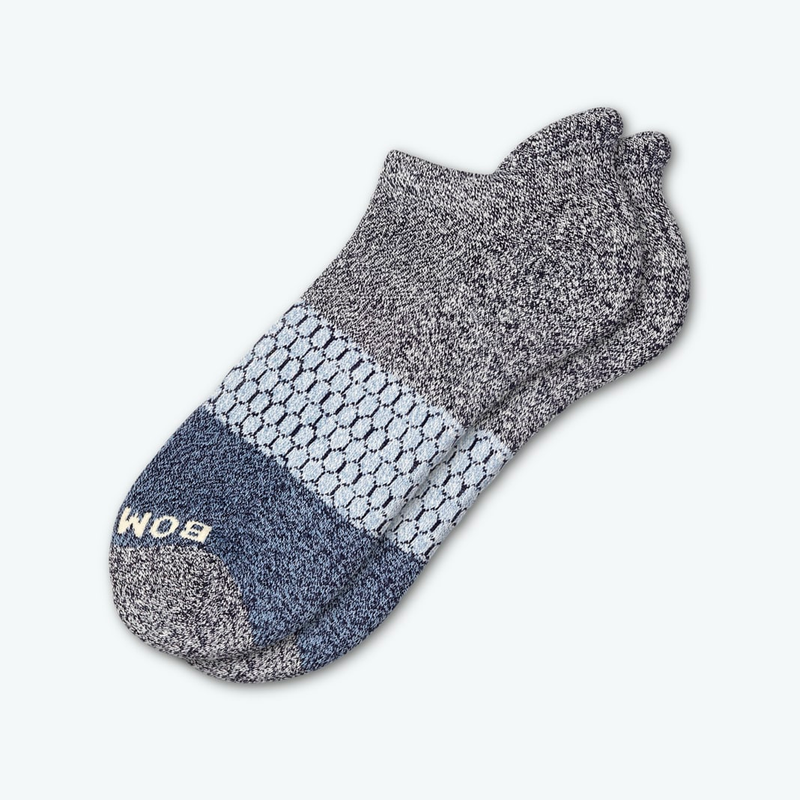 Men's Tri-Block Ankle Socks