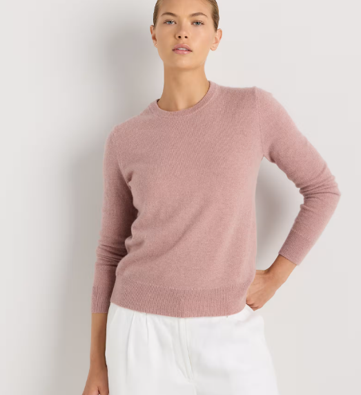 Mongolian Cashmere Crewneck Sweater