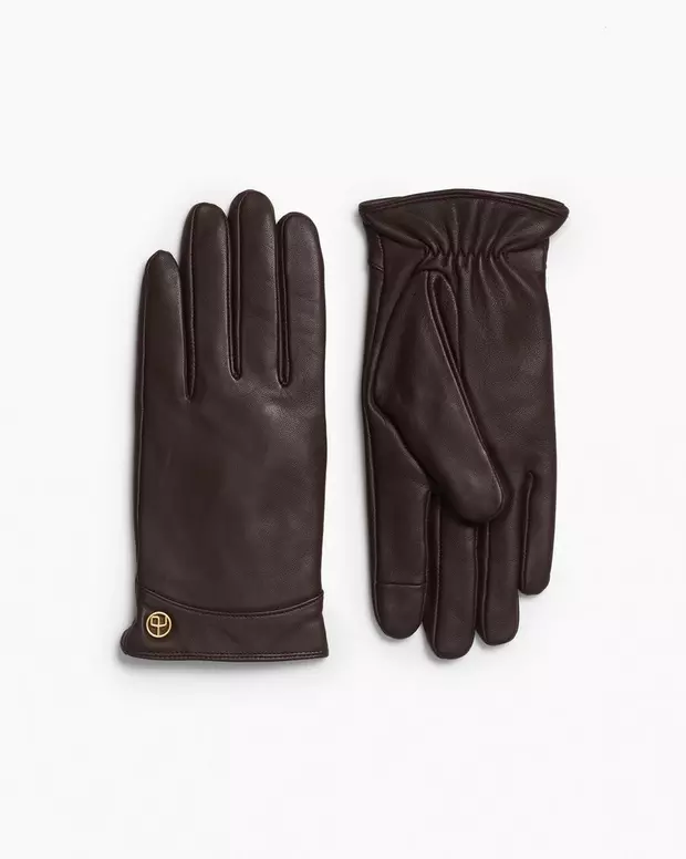 Joni Cashmere-Lined Leather Gloves
