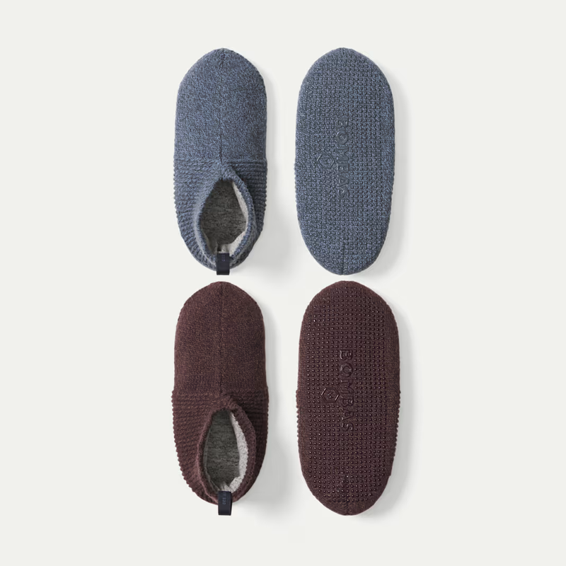 Men's Gripper Slipper 2 Pack
