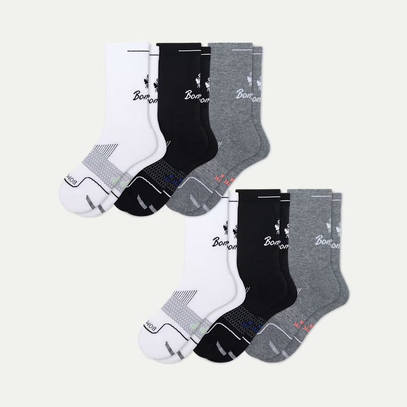 Men's Running Half Calf Sock 6-Pack
