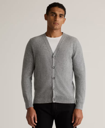 Mongolian Cashmere Cardigan Sweater