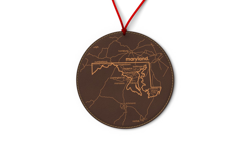State Map Ornament