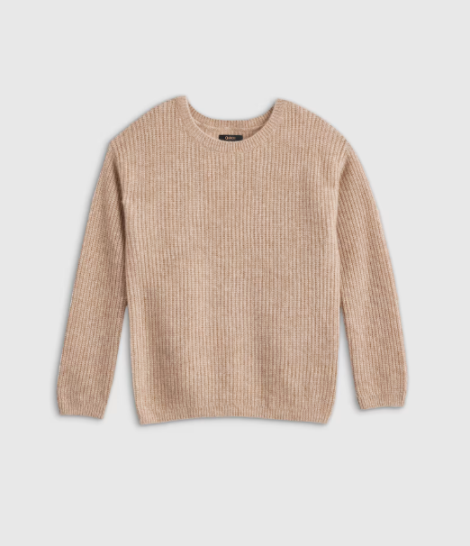 Kids Washable Cashmere Fisherman Tunic Sweater