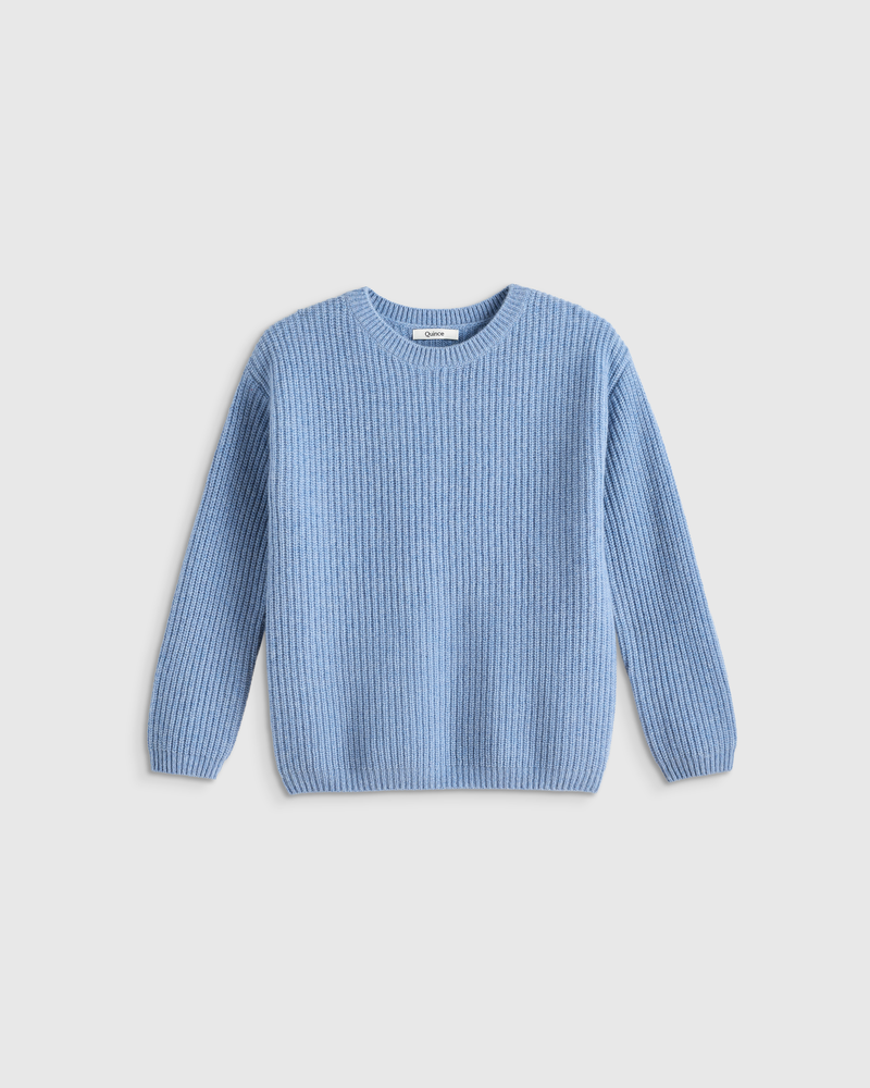 Toddler Washable Cashmere Fisherman Tunic Sweater