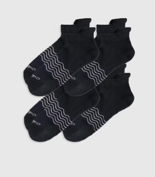 Everyday Cotton Solid Ankle Socks 4 Pack