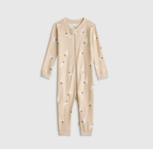 100% Organic Cotton One Piece Baby Pajama