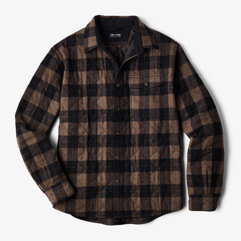 Ridge Quilted Flannel Shirt