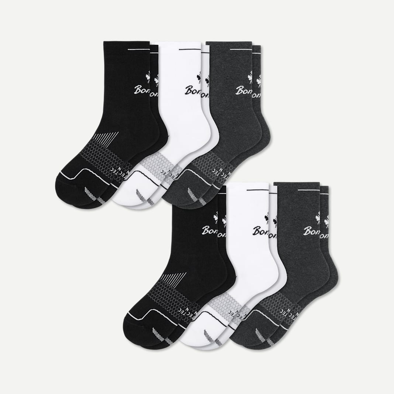 Men's Running Half Calf Sock 6-Pack