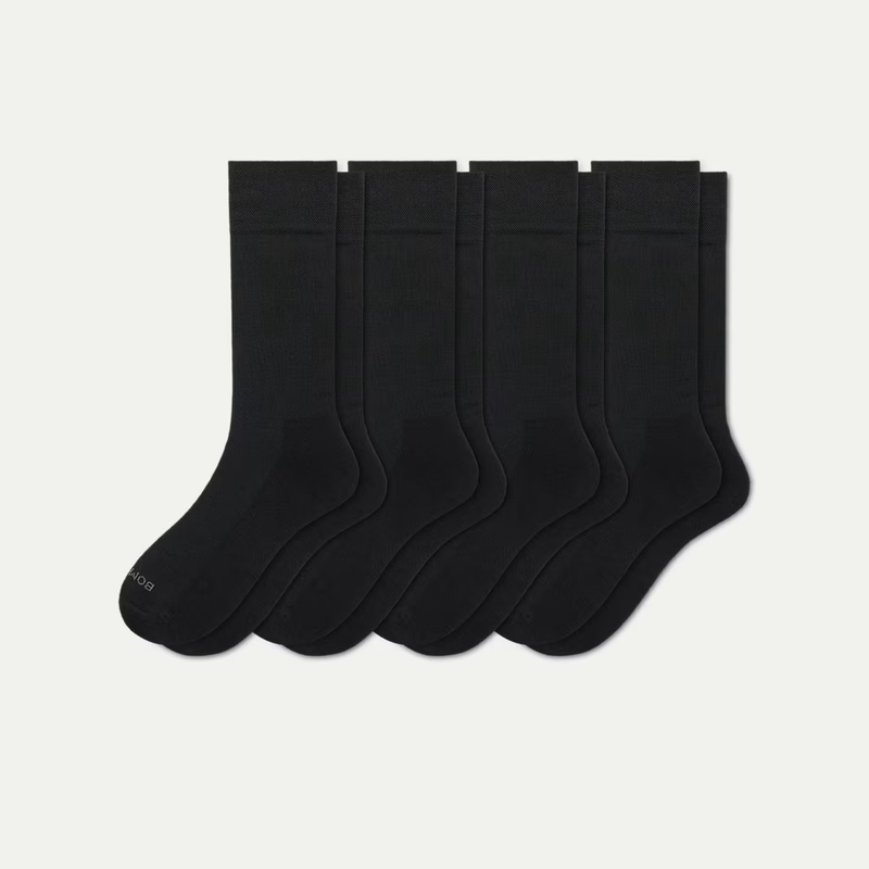 Men's Dress Calf Sock 4-Pack