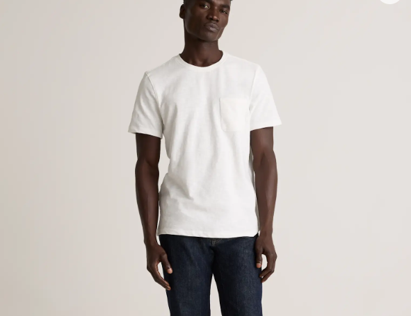 100% Organic Cotton Slub Pocket Tee
