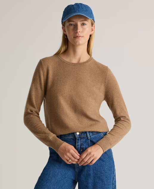 Mongolian Cashmere Crewneck Sweater