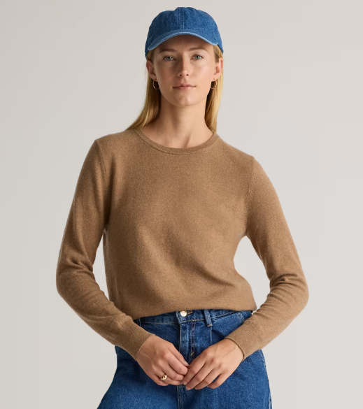 Mongolian Cashmere Crewneck Sweater