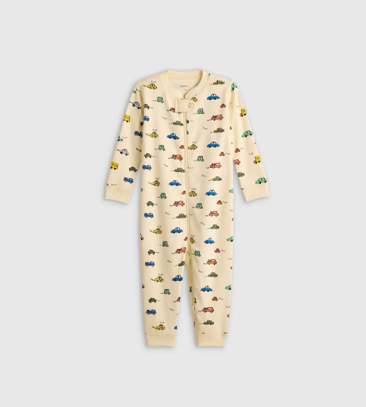 100% Organic Cotton One Piece Baby Pajama