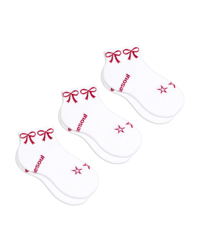 Holly Quarter Sock 3-Pack