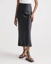 100% Washable Silk Maxi Skirt