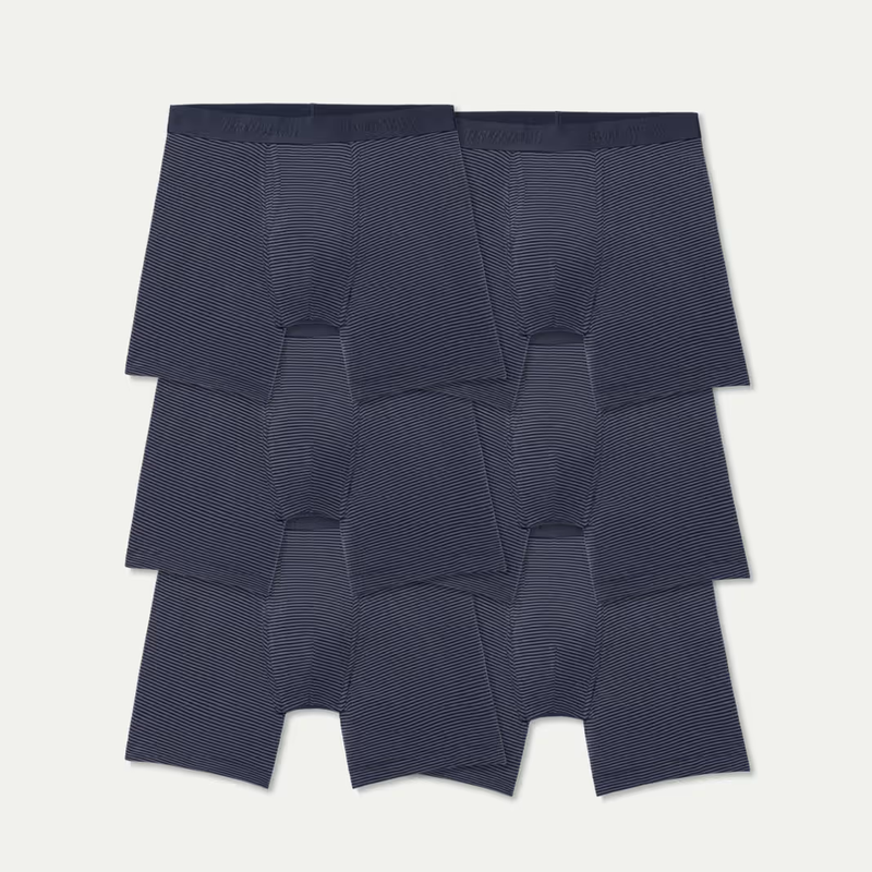 Men's Cotton Modal Blend Boxer Brief 6" 6-Pack