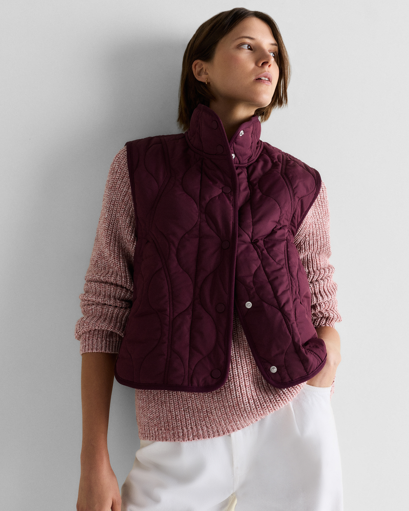 Featherless Quilted Puffer Vest