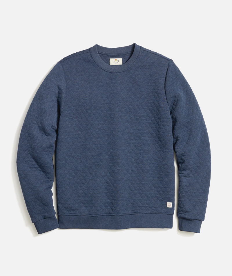 Men's Corbet Quilted Crewneck