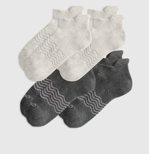 Everyday Cotton Solid Ankle Socks 4 Pack
