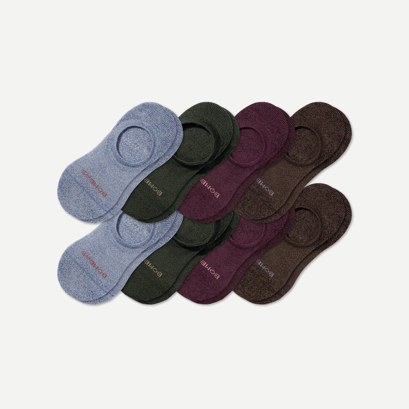 Men's Cushioned No Show Sock 8-Pack