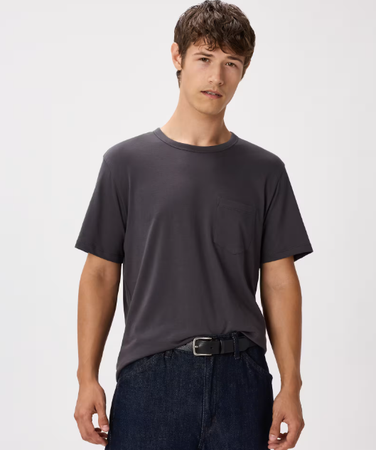 100% Pima Cotton Luxe Touch Pocket Tee