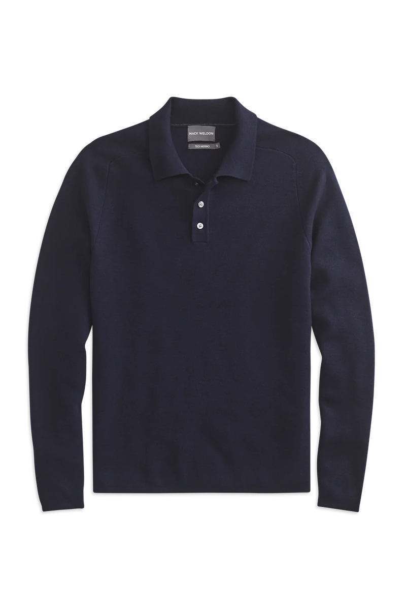 Tech Merino Sweater Polo