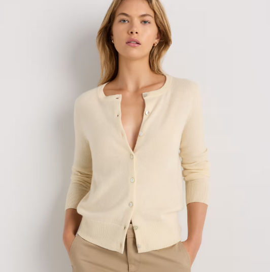 Mongolian Cashmere Cardigan Sweater