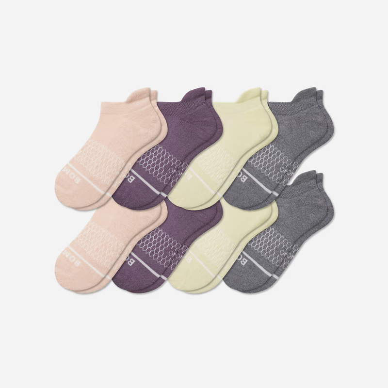 Women's Merino Wool Blend Ankle Sock 8-Pack