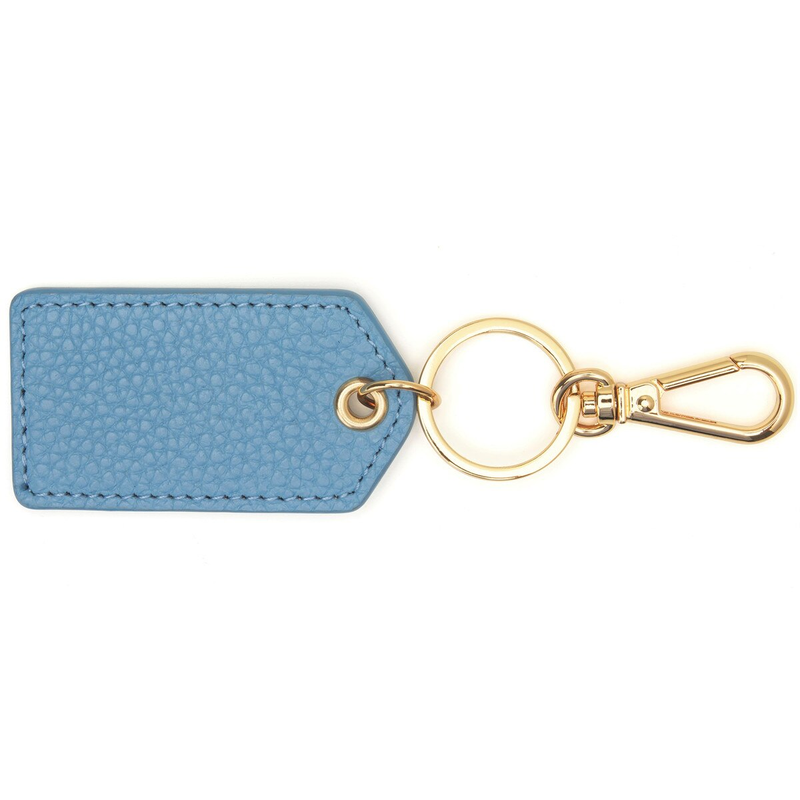 Monogrammed Cleo Leather Key Fob