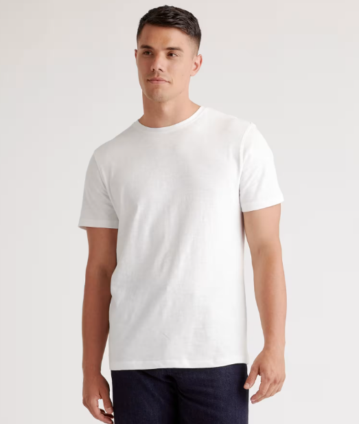 100% Organic Cotton Slub Crewneck Tee