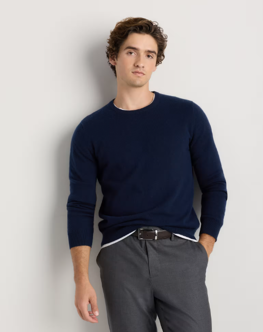 Mongolian Cashmere Crewneck Sweater