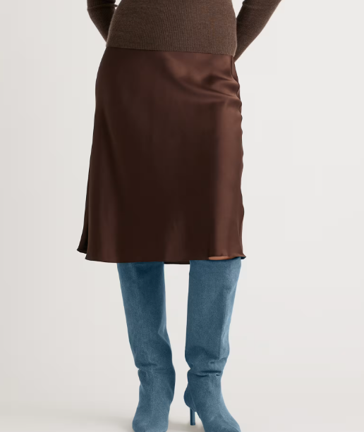 100% Washable Silk Skirt