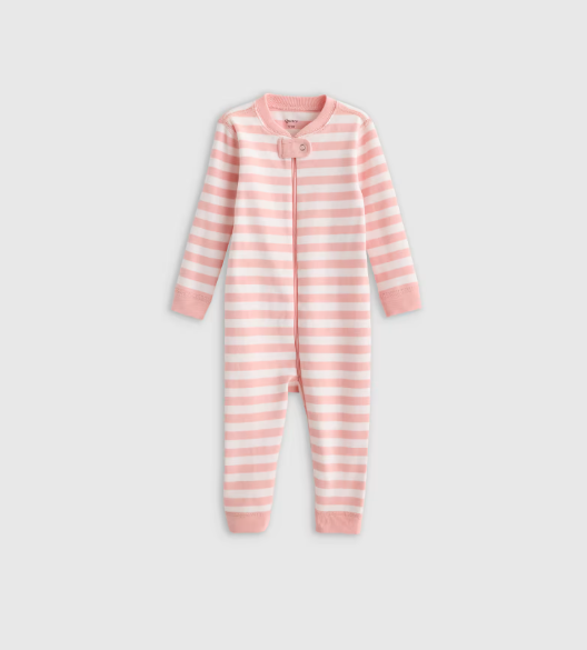 100% Organic Cotton One Piece Baby Pajama