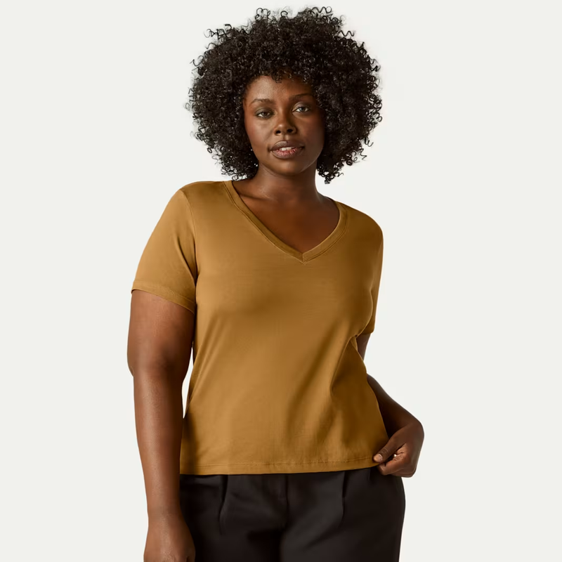 Women's Pima Cotton Crew Neck T-Shirt