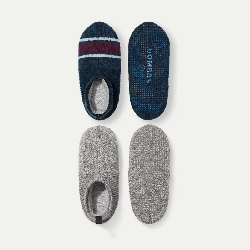 Men's Gripper Slipper 2 Pack