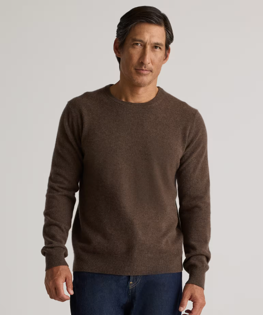 Mongolian Cashmere Crewneck Sweater